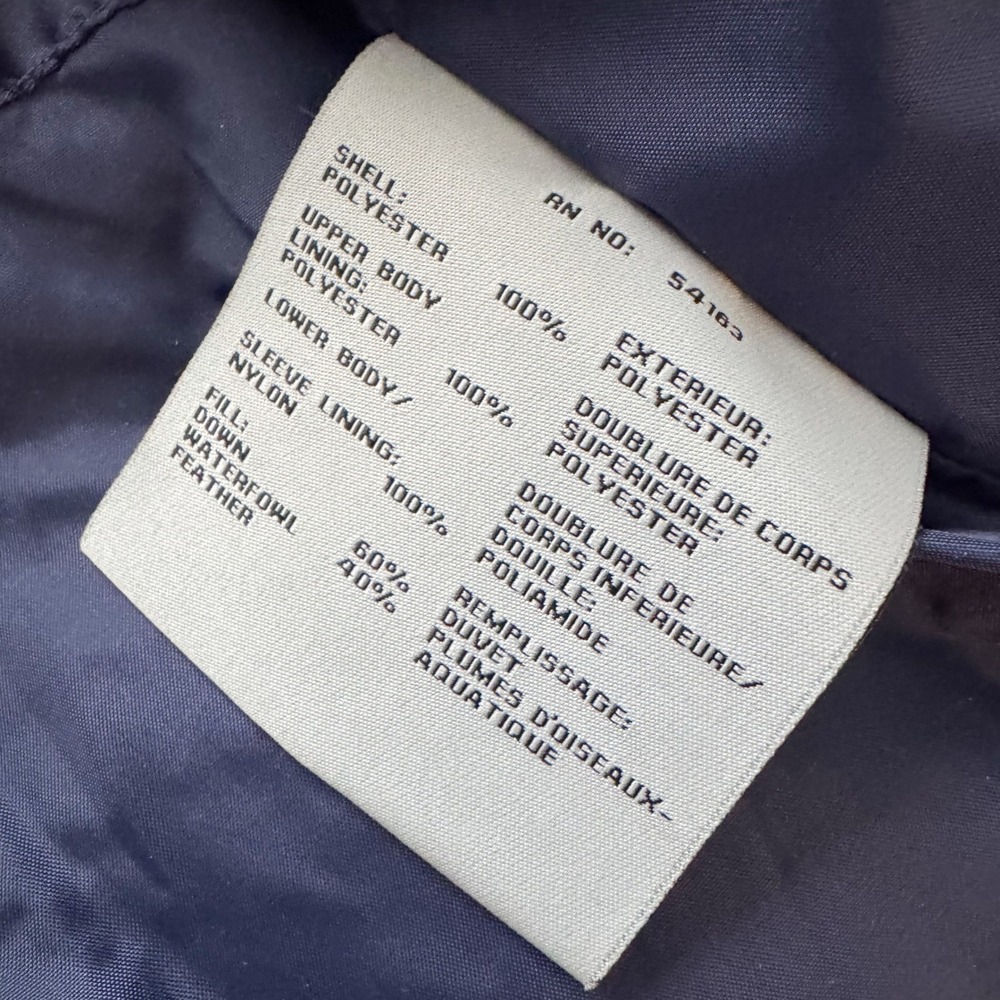 Marc New York Andrew Marc Womens Blue Puffer Jacket Down Fill Sz L‎ Warm Coat - Picture 5 of 12